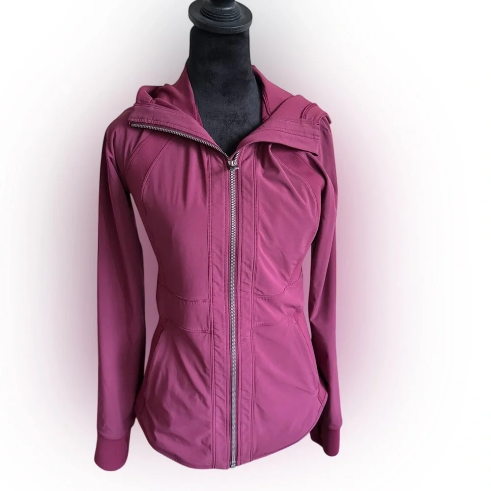 Lululemon State Seeker Jacket - Deep Ruby - Size 6 - Picture 2 of 10